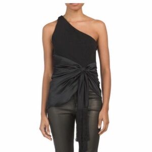 Cinq a Sept Theoline One Shoulder Top- XS,M